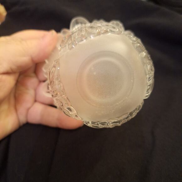 Mikasa Christmas Tree Crystal Candle Holder Winter Dreams Votive Tea Light - Picture 3 of 5